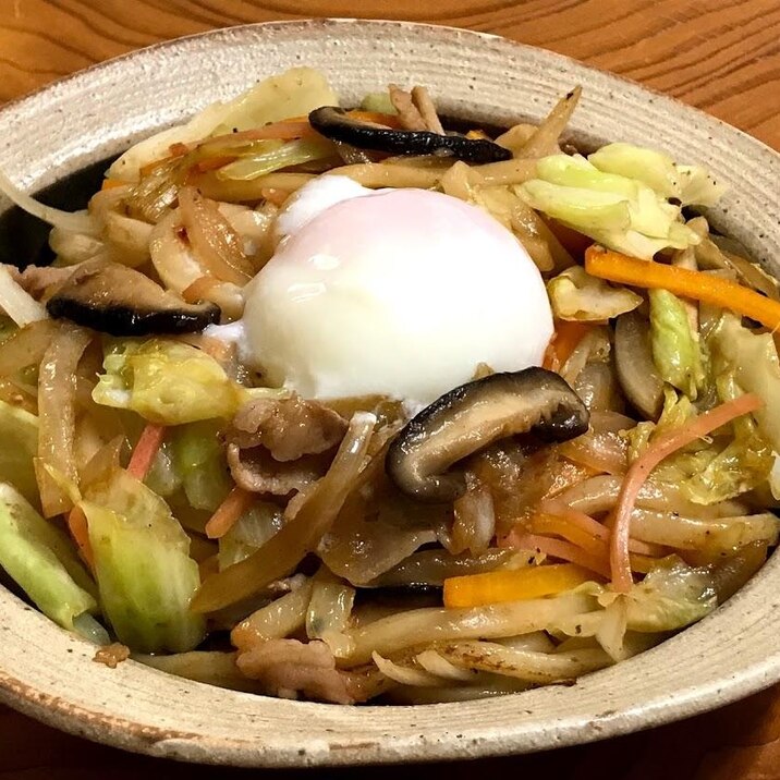久世福万能だし!紅しょうがたっぷり焼うどん
